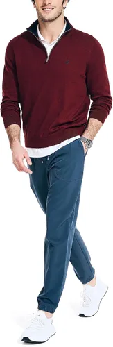 Vista 4 de Nautica Suéter Navtech con cremallera de un cuarto para hombre