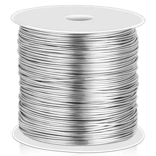 Vista 13 de Cridoz - Alambre de acero inoxidable de calibre 18 para hacer joyas, alambre de 1mm para envoltura de cierre
