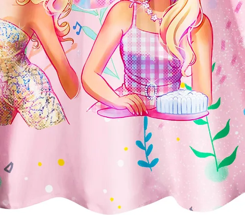 Vista 5 de Vestido de disfraz de película para niñas, vestido de fantasía para niños, vestido casual con mangas con vuelo, ropa de juego