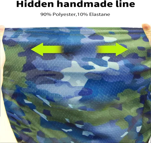 Vista 4 de Pasamontañas de camuflaje para hombres y mujeres, máscara Shiesty con protector UV para militares, táctica, ciclismo, caza, snowboard