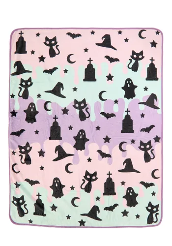 Vista 4 de Manta Cómoda de Pastel para Halloween Multicolor