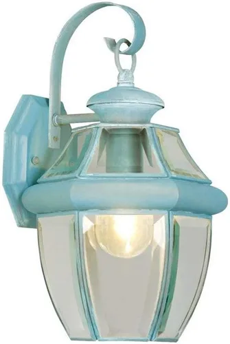 Vista 9 de Livex Lighting 2151-91 Monterey - Farol de pared de latón macizo