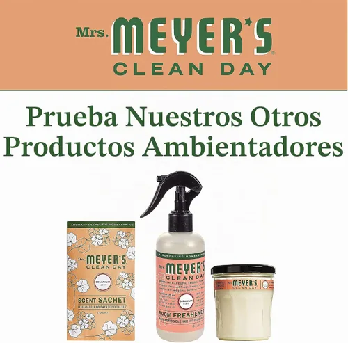 Vista 8 de Mrs. Meyer's Clean Day Ambientador en Spray para Habitaciones, Aroma de Geranio, 8 Fl oz (Paquete de 1)