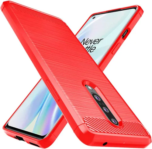 Vista 8 de Osophter Funda para Oneplus 8 [no compatible con Oneplus 8T], 1+8 funda protectora de goma TPU flexible de absorción de golpes para One Plus 8