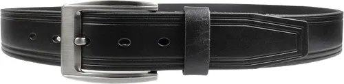 Vista 3 de Gelante Cinturón de cuero para hombre, de una pieza, grano completo, 0.157in de grosor