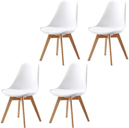 Vista 59 de Sillas de comedor modernas, silla lateral tapizada para el hogar, silla auxiliar para sala de conferencias, silla de comedor, silla de comedor sin