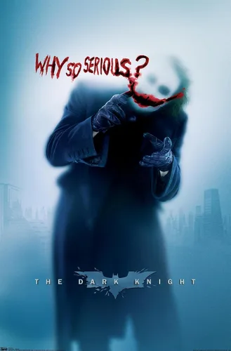 Vista 8 de Trends International DC Comics - Póster de pared de The Dark Knight - The Joker - Why So Serious, 14.725 x 22.375 pulgadas, versión enmarcada