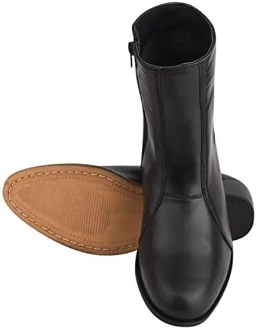 Vista 4 de LIBERTYZENO Botas de vestir retro para hombre con estampado de serpiente y tobillo alto para adultos, para graduación, graduación