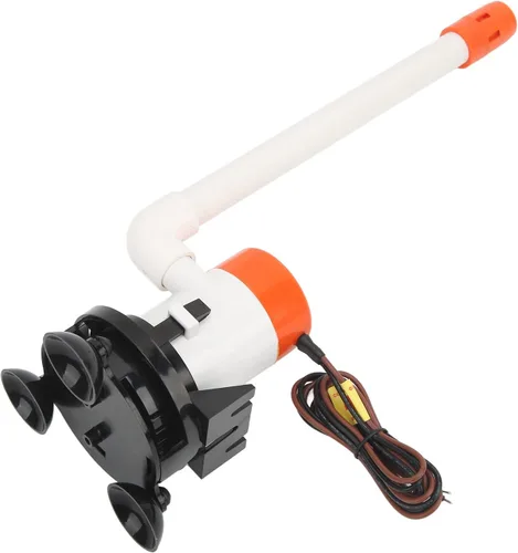 Vista 7 de Baitwell Bomba de 12 V 350 GPH 12 V Livewell Bomba aireadora de cebo sumergible portátil inferior para barco marino, bomba de pozo de vida, bomba