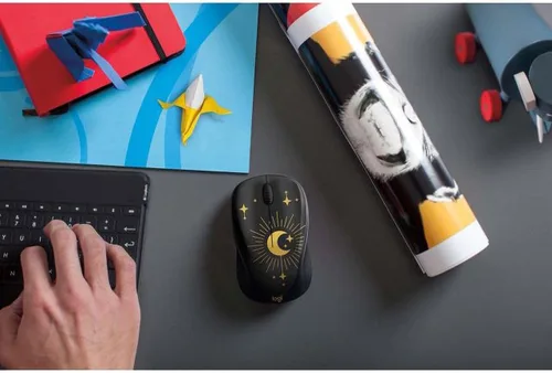 Vista 5 de Logitech Ratón inalámbrico compacto, 2.4 GHz, seguimiento óptico, Magic Night (renovado)