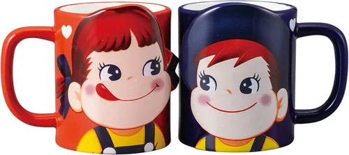 Vista 6 de Fujiya SAN3548 Peko-chan - Taza facial, 11.8 fl oz (11.8 fl oz)