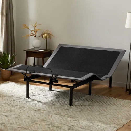 Vista 11 de LUCID Base de cama ajustable L300, Bluetooth, aplicación para teléfono, inclinación de cabeza y pies, masaje dual interactivo, control remoto