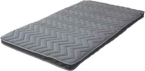 Vista 19 de EMOOR Colchón de futón japonés de triple pliegue Machi con protector de colchón S-Twin gris, fuelle plegable, almacenable, lavable, para dormir