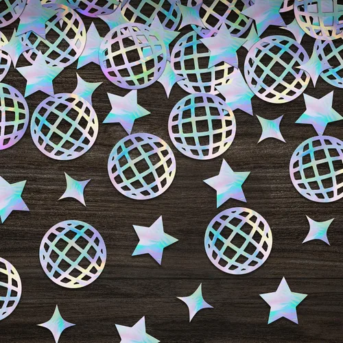 Vista 8 de KatchOn, Confeti dorado de feliz año nuevo, 1.8 onzas, paquete de 500 Confeti de Nochevieja, suministros de fiesta de Año Nuevo 2026