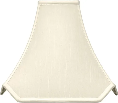 Vista 2 de Royal Designs Pagoda Basic - Pantalla para lámpara, color beige, 4 x 10 x 9 pulgadas