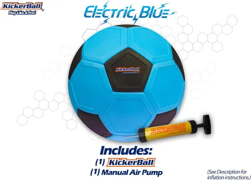 Vista 2 de Kickerball – Pelota de fútbol curva y con efecto – Patea como los profesionales, gran regalo para niños y niñas – Perfecto para partido o juego al