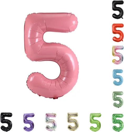 Vista 31 de Globo grande de helio con números 0-9 de 40 pulgadas para cumpleaños, bodas y fiestas (rojo, 9)