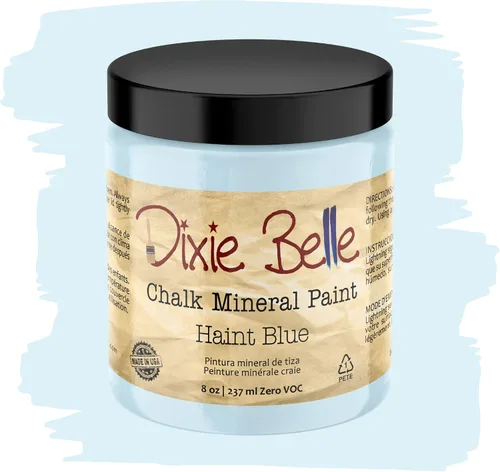 Vista 11 de Pintura para muebles con acabado de tiza Dixie Belle Paint Company - Amatista (4oz) - Pintura mineral de tiza chic púrpura profundo mate