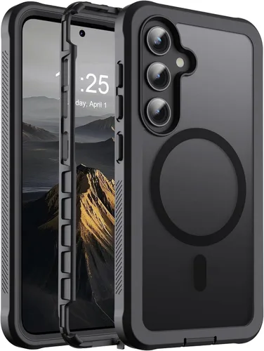 Vista 63 de jaroco - Funda magnética compatible con MagSafe para iPhone 11 de 6.1 pulgadas; protección de grado militar contra caídas, de doble capa