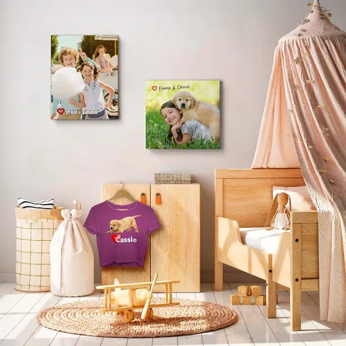 Vista 5 de lepni.me Crea tu propio lienzo personalizado con fotos familiares, decoración estética de pared, regalo personalizado para ella, él o amigos