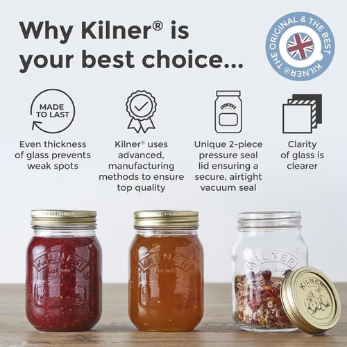 Vista 9 de Kilner Tarro de conservas de 17 oz