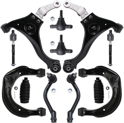 Vista 93 de Detroit Axle - Kit de extremo delantero para Hyundai Sonata XG350 XG300 Kia Optima, 2 brazos de control superiores con juntas de bola, 2 brazos