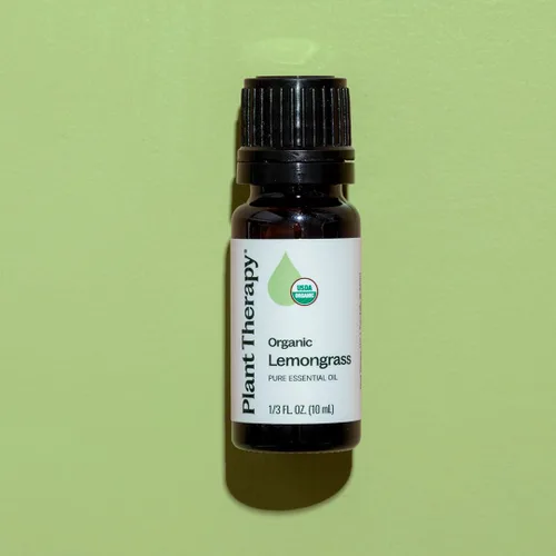 Vista 6 de Plant Therapy Aceite esencial de citronela orgánica 0.3 fl oz (1/3 oz), 100% puro, certificado por USDA, sin diluir, aromaterapia, desodorizante