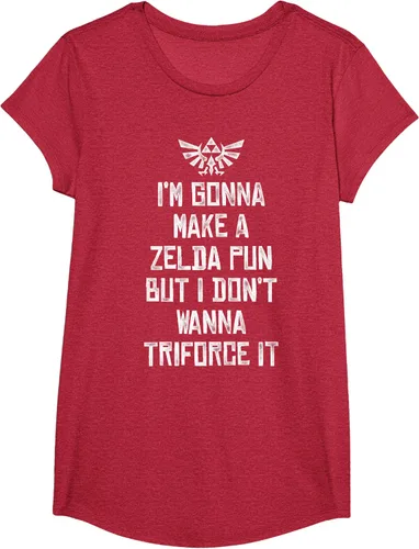 Vista 43 de Nintendo Zelda Funny Triforce It Pun - Camiseta gráfica, Negro, S