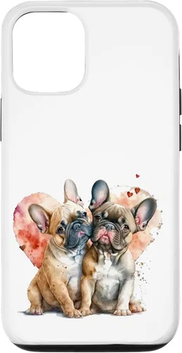Vista 28 de Carcasa para iPhone 17, diseño de perro francés, diseño de bulldog francés