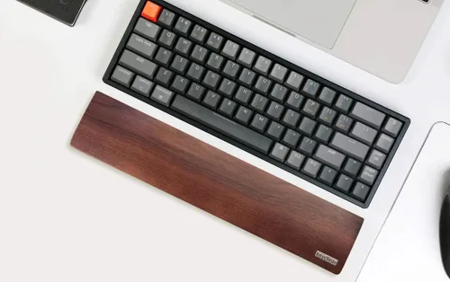Vista 3 de Keychron Teclado mecánico inalámbrico K2 versión 2, con cable BluetoothUSB, compacto, 84 teclas RGB LED retroiluminado marco de aluminio para Mac