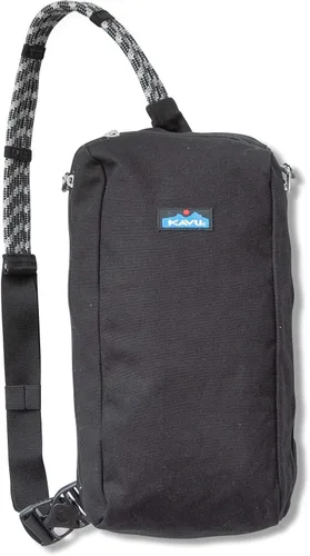 Vista 5 de KAVU Switch Slinger - Mochila cruzada con cuerda, Negro -, Mochilas tipo mochila