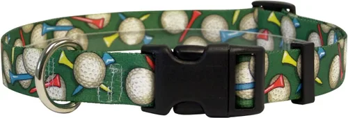 Vista 5 de Collar para perro de pelotas de golf, tamaño gato de 8 a 12 pulgadas de largo, fabricado en los Estados Unidos Golf Balls