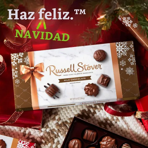 Vista 6 de Russell Stover Surtido de chocolate con leche caja de Bowline