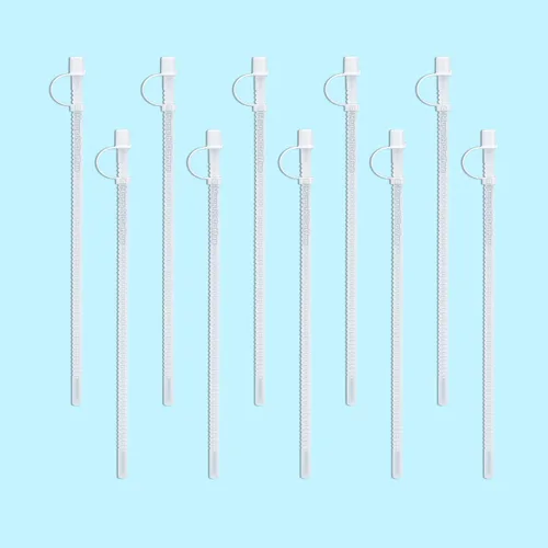 Vista 2 de Pajitas flexibles de 11" para tazas jumbo (10)