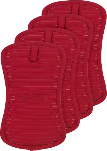 Vista 12 de All-Clad Soporte para ollas y almohadilla caliente: resistente al calor hasta 500 grados, 100% algodón, almohadilla caliente de 10 x 6.25 pulgadas