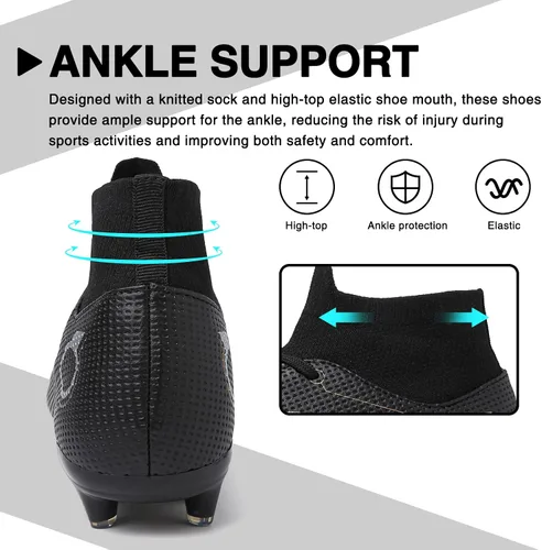 Vista 4 de CBUSTER Zapatos de fútbol para hombre y mujer, zapatos de fútbol AGTF