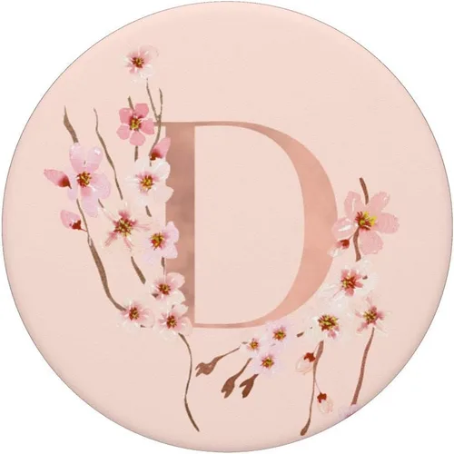 Vista 3 de Cherry Blossom - Soporte para teléfonos y tabletas, diseño de flor japonesa, Negro