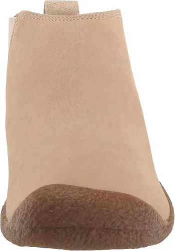 Vista 2 de KEEN Botines Mosey Chelsea de cuero para mujer, SafariAbedul