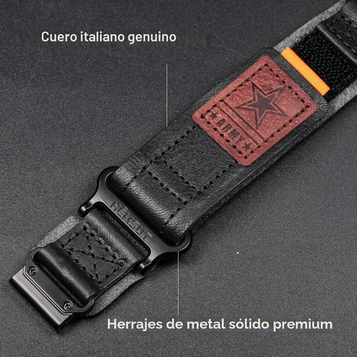Vista 6 de Compatible con la Correa de Reloj Garmin, Correa Deportiva de Nylon Super Resistente con Diseño de Bucle Tejido, Banda de Reemplazo Dura