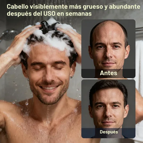 Vista 4 de Root Activator Shampoo For Men - Champú para el crecimiento del cabello para la pérdida y adelgazamiento del cabello - 10.1 fl oz/10.1 fl oz