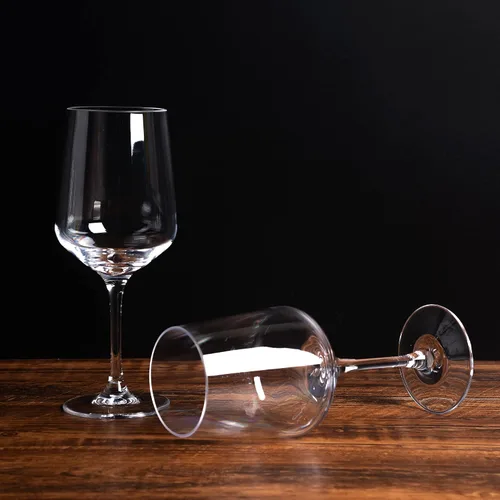 Vista 4 de KOXIN-KARLU Vasos de vino con tallo de plástico irrompibles clásicos de 18 onzas, vasos de acrílico multiusos, juego de 6 transparentes