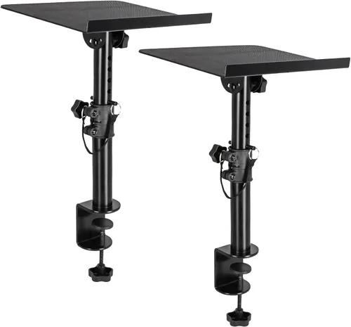 Vista 9 de Audiosavings Paquete: (2) Eris Studio 4 Powered Active 4.5" Studio Monitor Altavoces con EBM Waveguide Bundle con Rockville DMS75 Par de altavoces