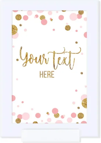 Vista 29 de Andaz Press Colección de fiesta de baby shower de niña con purpurina de oro rosa rubor, pancarta colgante con cuerda, Welcome Baby!, 5 pies, 1 juego