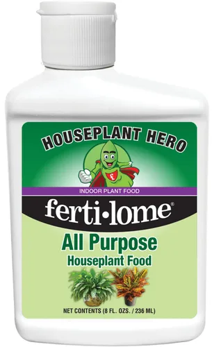 Vista 5 de Houseplant Hero African Violet & Blooming Plant Food - Fertilizante para plantas de interior 8-10-8 (8 onzas)