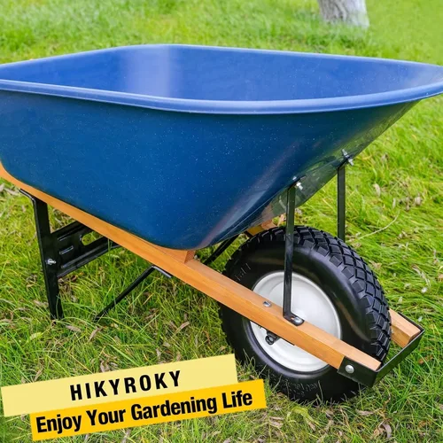 Vista 8 de 16" Neumático plano sin cámara de PU 4.80/4.00-8" sólido con rodamiento de bolas de 3/4" y cubo central de 3"-8", rueda universal para carretilla