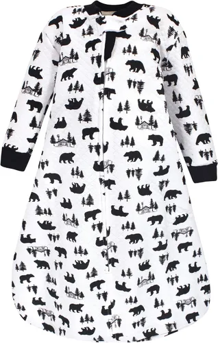 Vista 22 de Hudson Baby Saco de dormir unisex para bebé acolchado premium de manga larga y manta vestible Alce grande