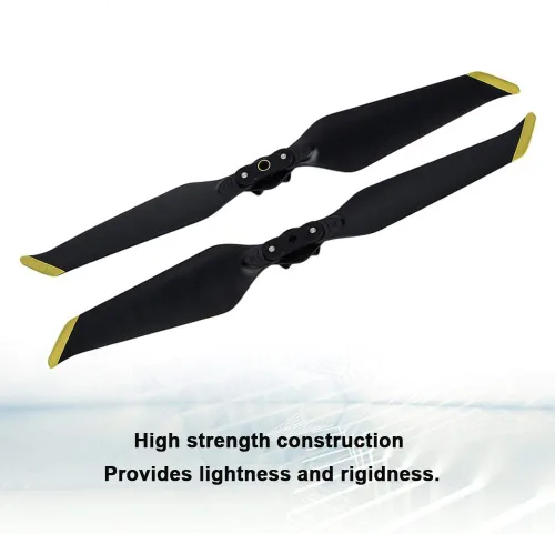 Vista 4 de 2 pares de hélices plegables, accesorios de hélices de liberación rápida compatibles con MAVIC 2 PRO / ZOOM RC Drone (dorado)