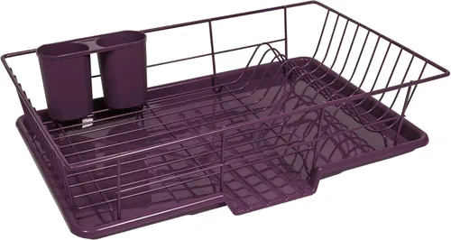 Vista 4 de Sweet Home Collection - Escurridor de platos y soporte para utensilios fáciles de usar