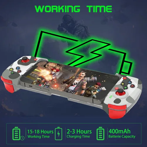 Vista 4 de Megadream Controlador de videojuegos móvil para iPhone iOS Android PC funciona con iPhone 14131211X, iPad, Samsung Galaxy, TCL, tablet, Call of