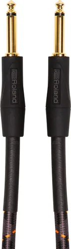 Vista 7 de Roland Gold Series Cable de instrumento, conector angulado/en ángulo de 1/4 pulgadas, 1 pie